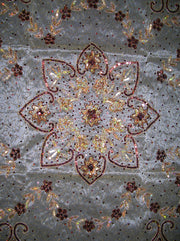 Embroidery Organza Table Cover