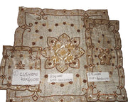 Embroidery Organza Table Cover
