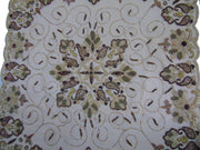 Embroidery Pearl bead Table cover