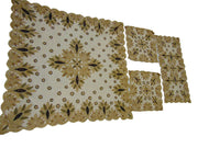 4 pcs set hand work Table COVER