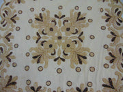 Flower Pattern  Embroidery NetTable Cover