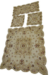 Net Embroidery Table Cover