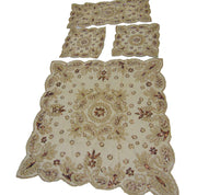 Net Embroidery Table Cover