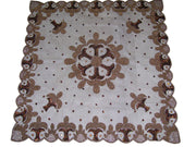 Embroidery Table Cover 100x100cm