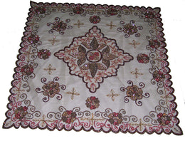 Cutwork Organza Table Cover