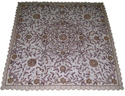 Beads Embroidery Table Cover