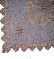 16 pcs Leaf Design cutwork Net Table Cover