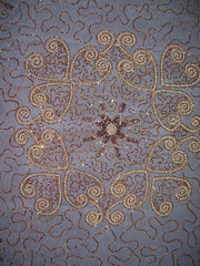 16 pcs Leaf Design cutwork Net Table Cover