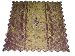 Golden Organza Table Cover