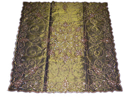 Green Organza Table Cover