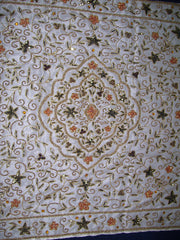 Oraganza zari Work Table Cover