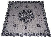 Silver Net Table Cover