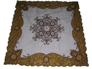 Net With Satin Table Cover