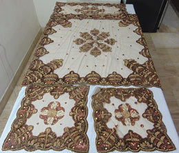Net With Velvet Table Cover