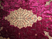 Burgundy Velvet Table Cover