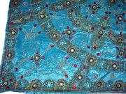 Blue Velvet Table Covers