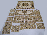 NET FABRIC EMBROIDERY TABLE COVER