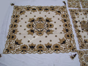 NET FABRIC EMBROIDERY TABLE COVER
