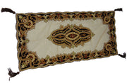 Bead Brown Velvet With Net Table Runner(50Wx100Lcm)