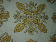 Golden Velvet With Net Table Cover (4 PCS SET)