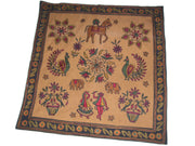 Embroidered wall hanging