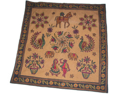 Embroidered wall hanging