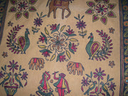 Embroidered wall hanging