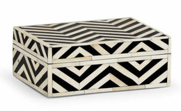 Rectangle Horn Bone Inlay Jewellery Box