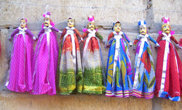 Indian Handicrafts Katputli Puppet Pair