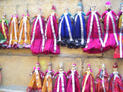 Indian Handicrafts Katputli Puppet Pair