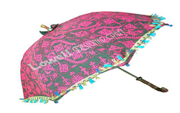 KATHA EMBROIDERY ETHNIC SUN UMBRELLA