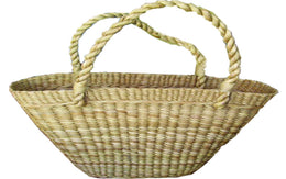 POT SHAPE BAMBOO BASKET