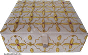 GOLDEN ZARI WORK JEWELERY BOX(8