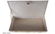 GOLDEN ZARI WORK JEWELERY BOX(8