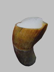 carved Viking Drinking Horn Mug