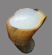 carved Viking Drinking Horn Mug