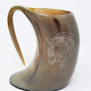 Wolf Horn Mug horn Bone Beer Mug