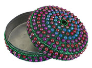 LAC & ALUMINIUM PILL BOX SET OF THREE