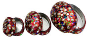 ETHNIC GLITTER WORK BEADED JEWELERY BOXES LAC ITEM