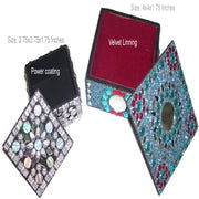 LAC DECORATED WOOD JEWELERY BOX