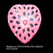 MATT(NON GLITTER)HEART SHAPE LAC BOXES