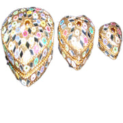 GLITTER HEART SHAPE LAC BOXES