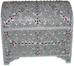 AGATE STONE DECORATED  LAC MDF WOOD BOX