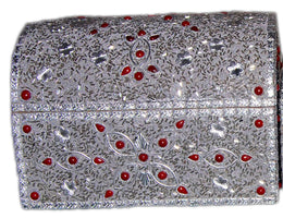 AGATE STONE DECORATED  LAC MDF WOOD BOX