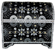 AGATE STONE DECORATED  LAC MDF WOOD BOX