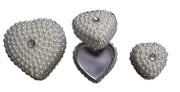 PEARL HEART SHAPE LAC BOXES