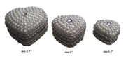 PEARL HEART SHAPE LAC BOXES