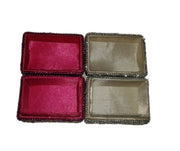 GLITTER HUT SHAPE BOX WITH MULTICOLOR BEAD