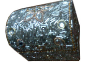 GLITTER HUT SHAPE BOX WITH MULTICOLOR BEAD
