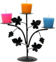 Wrought Iron Wall Mounted Candle Holder
